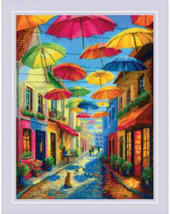 Colorful Umbrellas Kit