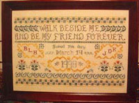 Walk Beside Me Wedding Sampler