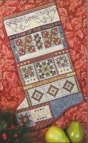 Christmas Star Quilt Stocking