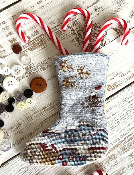 Stocking Series: Santa iIn the Sky