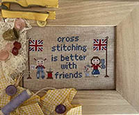 Cross Stitching is Better With Friends