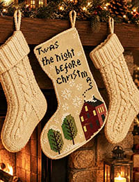 Stocking series: Twas The Night
