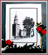 Pin & Ink - Bruton Parish Church