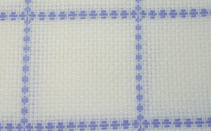  Pillow Cut Saar 11 Ct. Blue/White