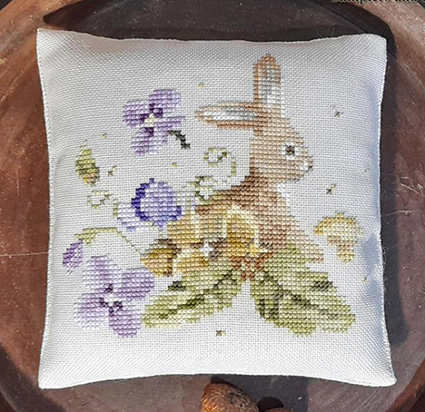 Bunny and Violets