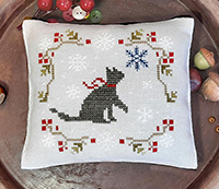 Cat and Snowflakes