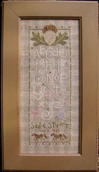Sadie Stuart - Acorn Marking Sampler