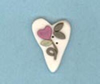 February Heart Button 
