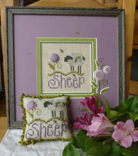 Meadow Daisy with Daisy Sheep pattern