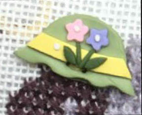 Easter Bonnet Button