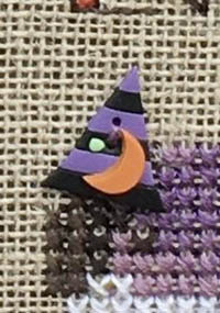 Witch Hat Button