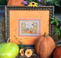 Polka Dot Button w/Fall Ewe All Free Chart