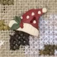 Santa Hat Button w/Joy to Ewe Chart