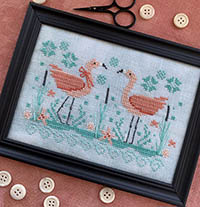 Seaside Flamingos