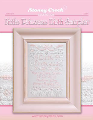 Little Princess Birth Sampler