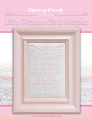 Little Princess Birth Sampler