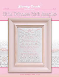 Little Princess Birth Sampler