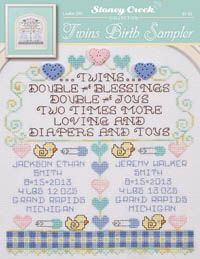 Twins Birth Sampler