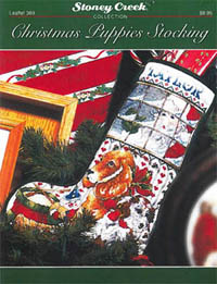 Christmas Puppies Stocking