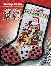 Santa's Best Friends Stocking