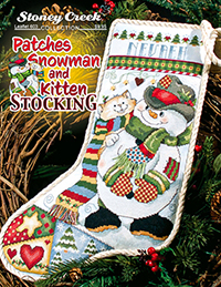 Snowman & Kitten Stocking
