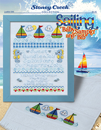 Sailing Baby Sampler and Bib
