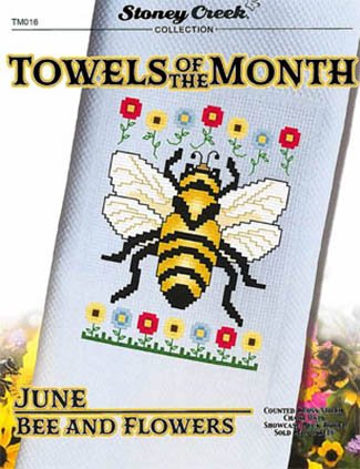 Towels of The Month - June Bee & Flowers