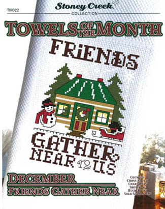 Towels of the Month - December Friends Gather Near