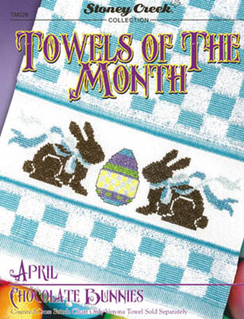 Towels of the Month - April Chocolate Bunnies