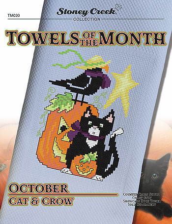 Towels of the Month - October Cat & Crow