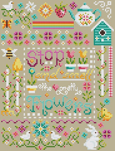 Pretty Flowers Sampler