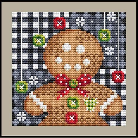Patchwork Gingerbread Man