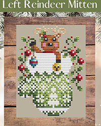 Left  Reindeer Mitten