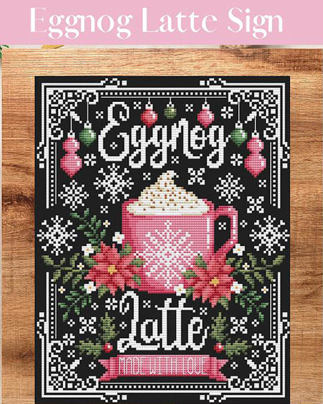 Eggnog Latte Sign