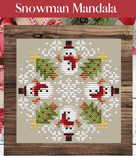 Snowman Mandala