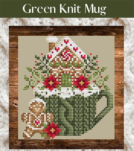 Green Knit Mug