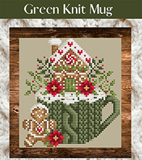 Green Knit Mug