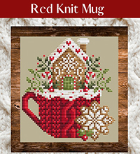 Red Knit Mug