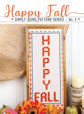 Simply Signs #4 - Happy Fall
