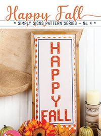 Simply Signs #4 - Happy Fall