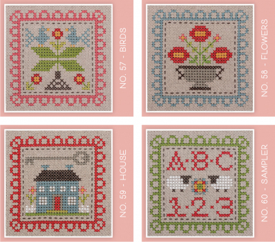 Bee In My Bonnet Stitch Cards - Set O
