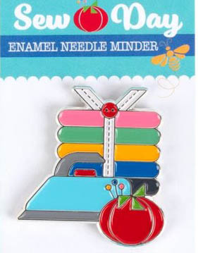 Enamel Needle Minder - Sew Day 