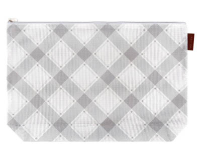 Mad for Plaid Project Bag - Charcoal 
