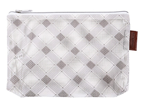 Mad for Plaid Mini Project Bag - Charcoal 