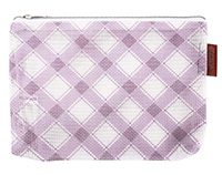 Mad for Plaid Mini Project Bag - Lilac 