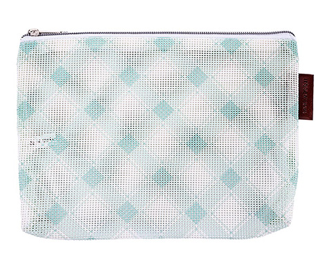 Mad for Plaid Mini Project Bag - Misty 