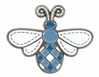 Denim Bee In My Bonnet Needle Minder