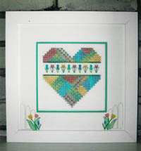 Spring Flowers Heart             