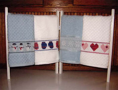 Winter Fingertip Towels