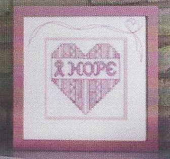 Pink Ribbon Heart